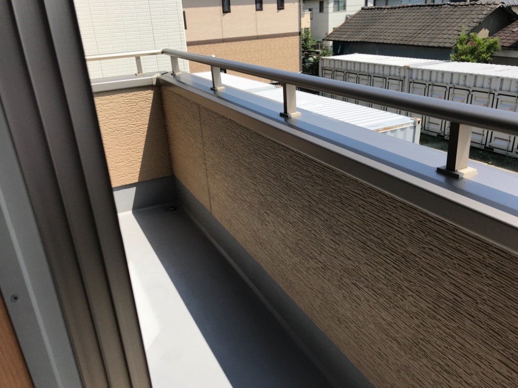 拡大写真:サンハウスアスト 2階202のベランダ