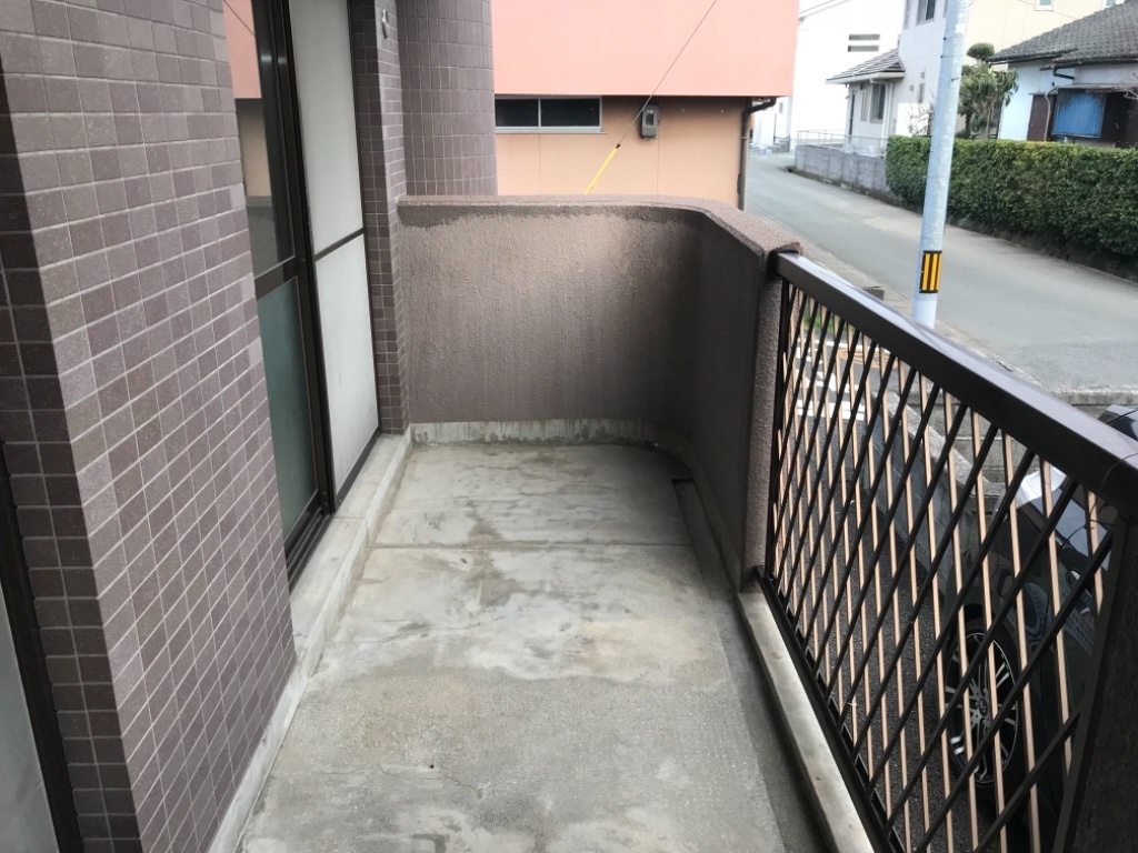 拡大写真:熊本市中央区出水6丁目 2階202のベランダ(イメージ)
