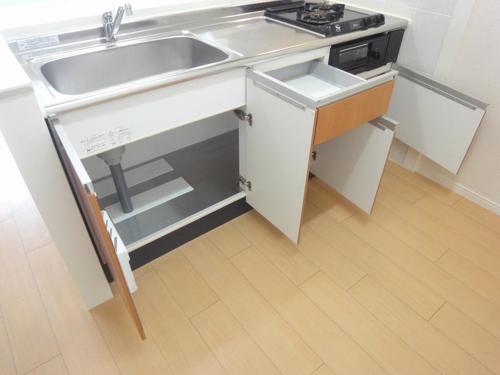 拡大写真:クラルテ アサヒ 2階202のキッチン