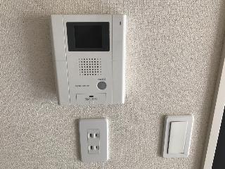 拡大写真:Ciel Clair 2階201のカメラ付インターホン