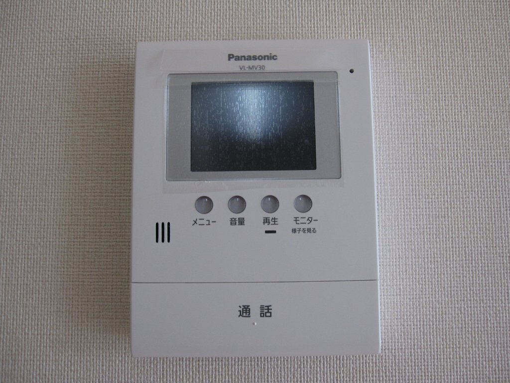 拡大写真:サンライズノアⅢ 2階205のカメラ付インターホン(イメージ)