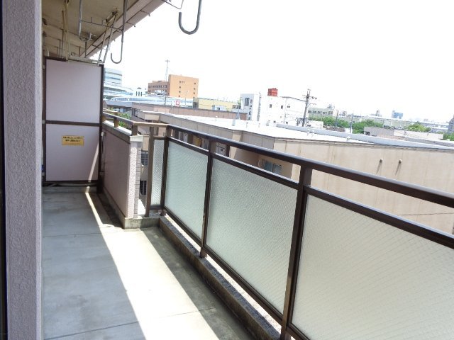 拡大写真:エクセル田幡 4階401のベランダ