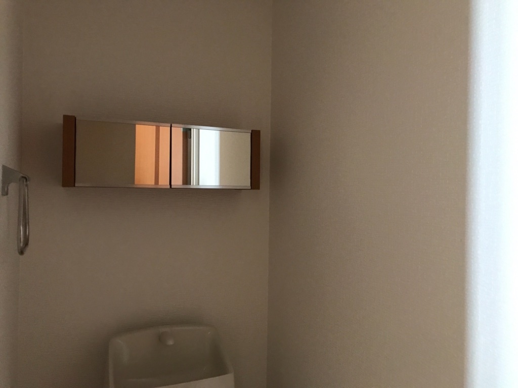 拡大写真:ルーチェ池花 2階201のトイレ収納