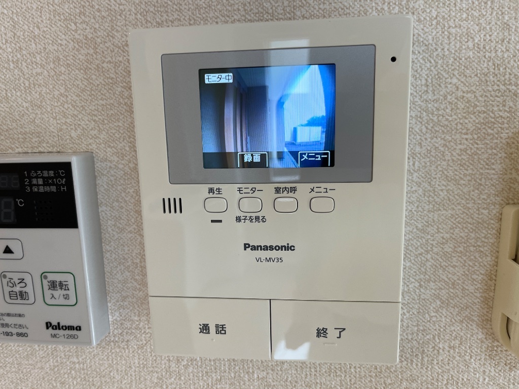 拡大写真:アクアリア 1階101のカメラ付きインターホン