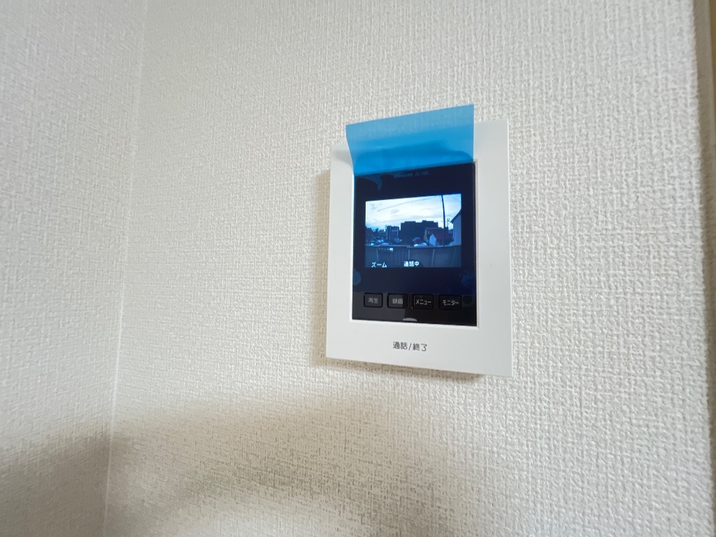 拡大写真:ソアーベ 2階202のカメラ付インターホン