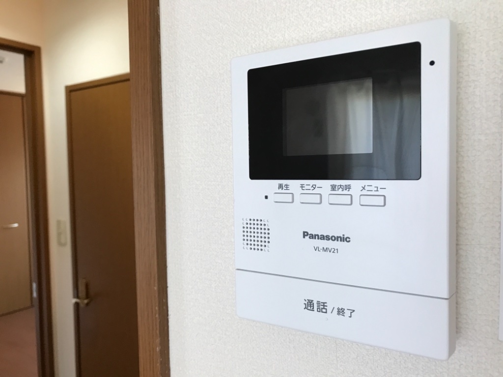 拡大写真:岡山市中区長岡 1階103のカメラ付インターホン(イメージ)