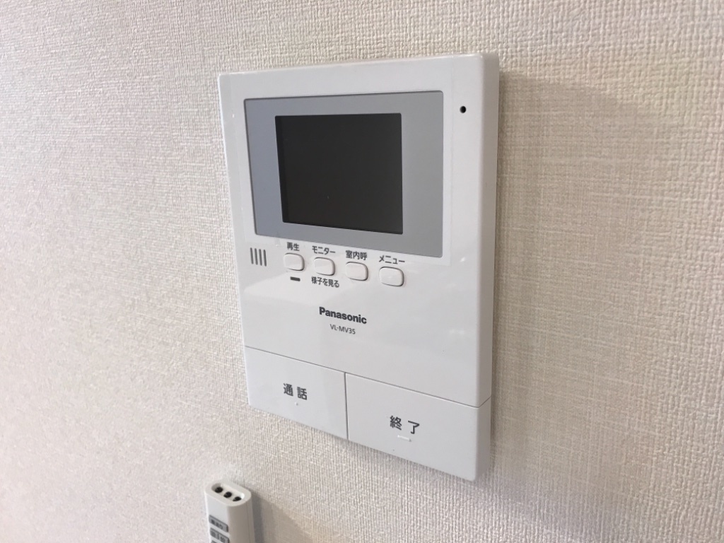 拡大写真:バーニーズⅠ 2階205のカメラ付インターホン