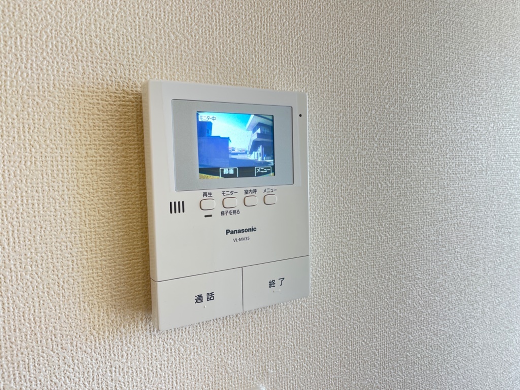 拡大写真:メゾン,フルールⅡ 1階107のカメラ付インターホン