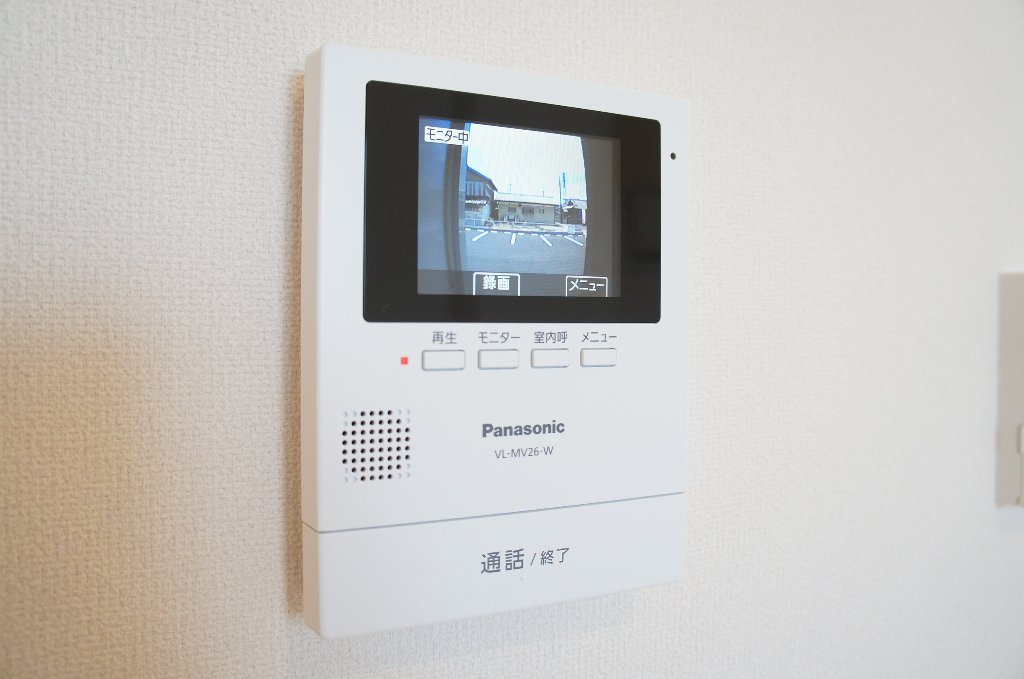 拡大写真:オリエンタルコート・雅 2階201のカメラ付インターホン
