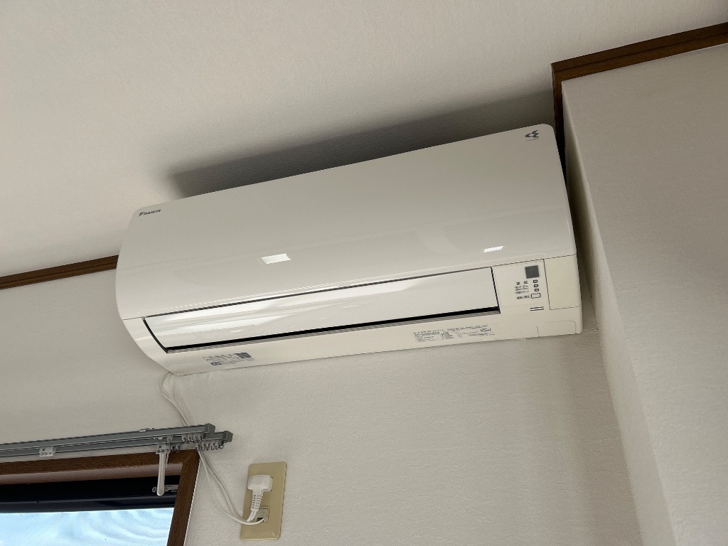 拡大写真:グランデージ小田渕A 2階201のエアコン