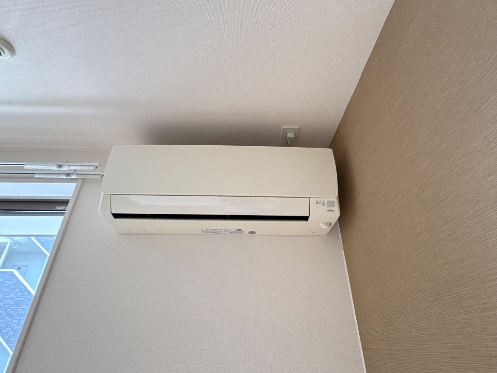 拡大写真:ボンヌール 2階201のエアコン