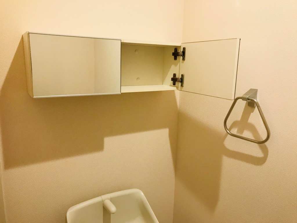 拡大写真:Rikgrande 1階101のトイレ収納
