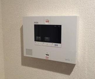 拡大写真：エスペランス 2階202のカメラ付インターホン