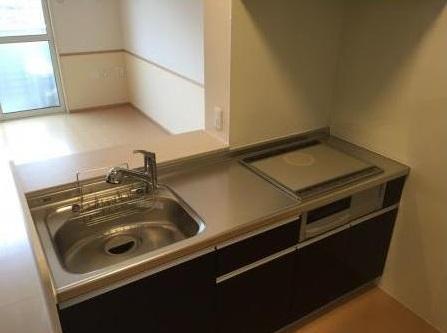 拡大写真：エスペランス 2階202のキッチン