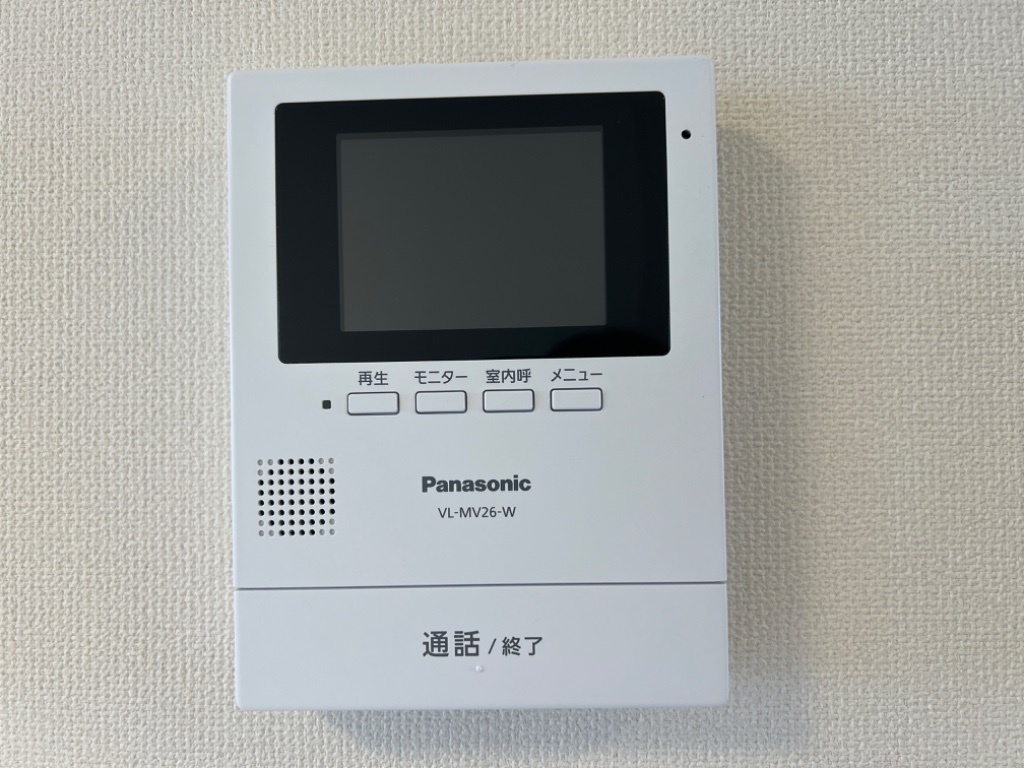 拡大写真:カーサ・フィオーレ 2階202のカメラ付インターホン