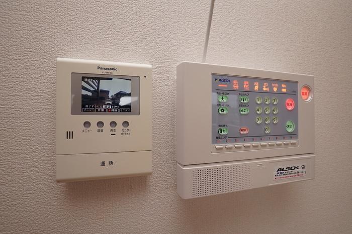 拡大写真:マティエール潮音 A棟 2階201のセキュリティ(イメージ)