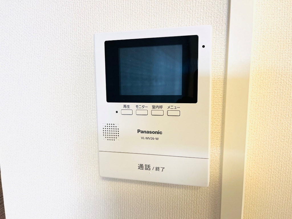 拡大写真:シャルム 2階00201のカメラ付インターホン