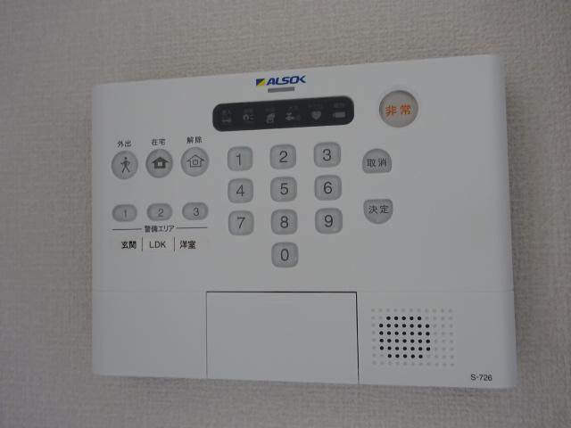 拡大写真:ベイ ブランシェ西阿知 1階102のホームセキュリティ