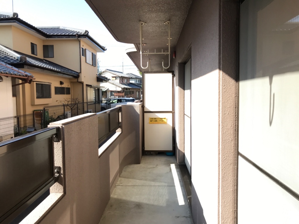 拡大写真:ナタシオン 1階103のベランダ