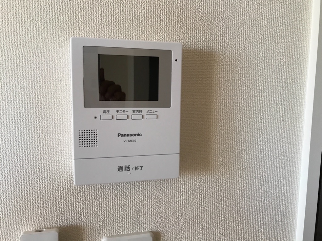 拡大写真:グランディール 2階201のカメラ付インターホン