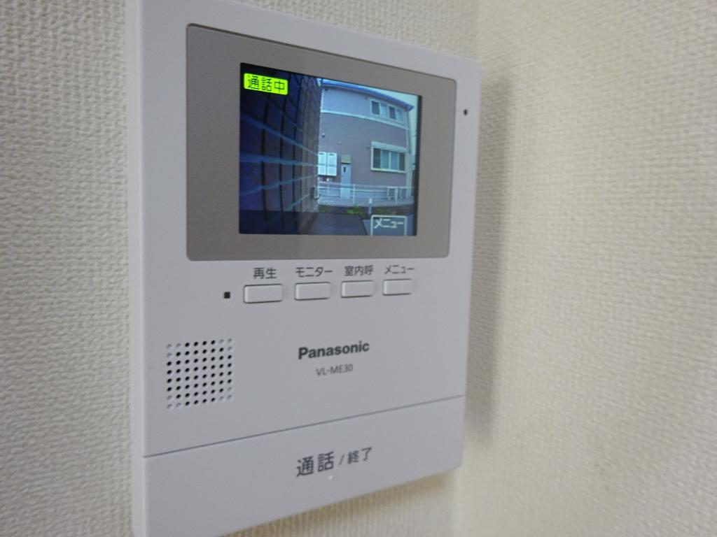 拡大写真:ハピネス呉竹 2階202のカメラ付インターホン
