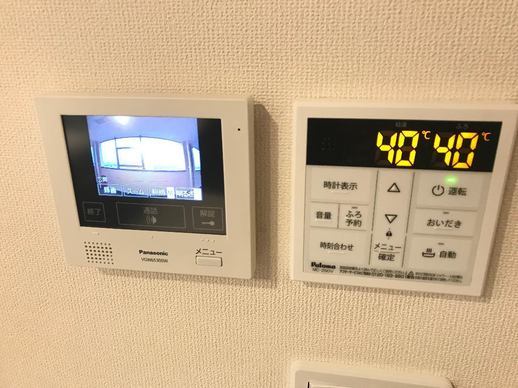 拡大写真：ボナール末広 5階505のカメラ付インターホン