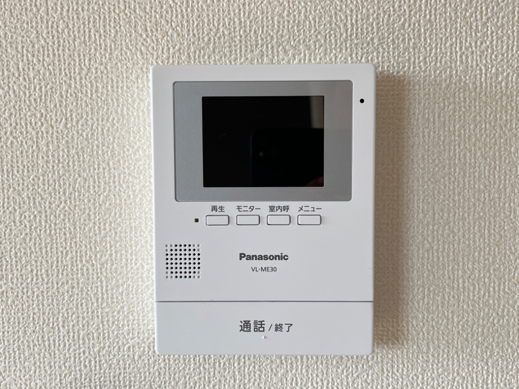 拡大写真:メルヴェーユ 2階205のカメラ付インターホン