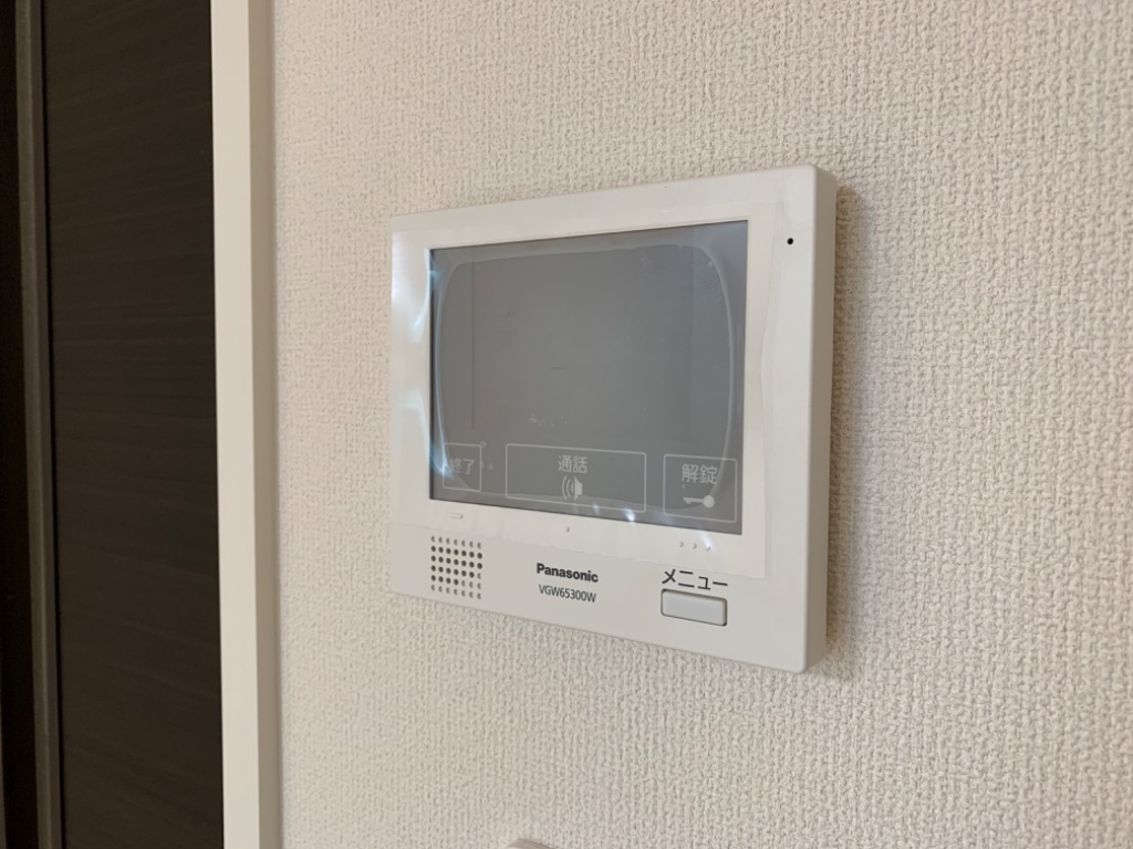 拡大写真:ル・ブリランテ 3階302のカメラ付インターホン