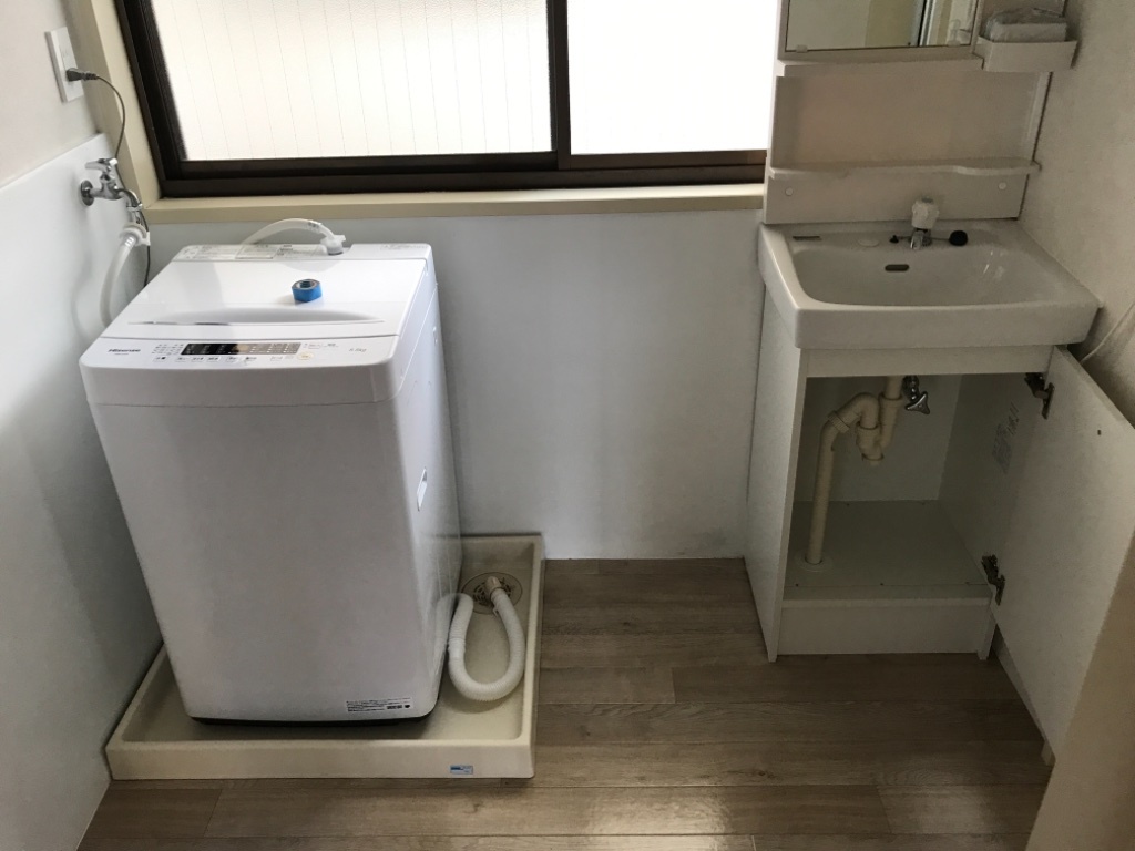 拡大写真：マンション飛騨 2階20の洗面