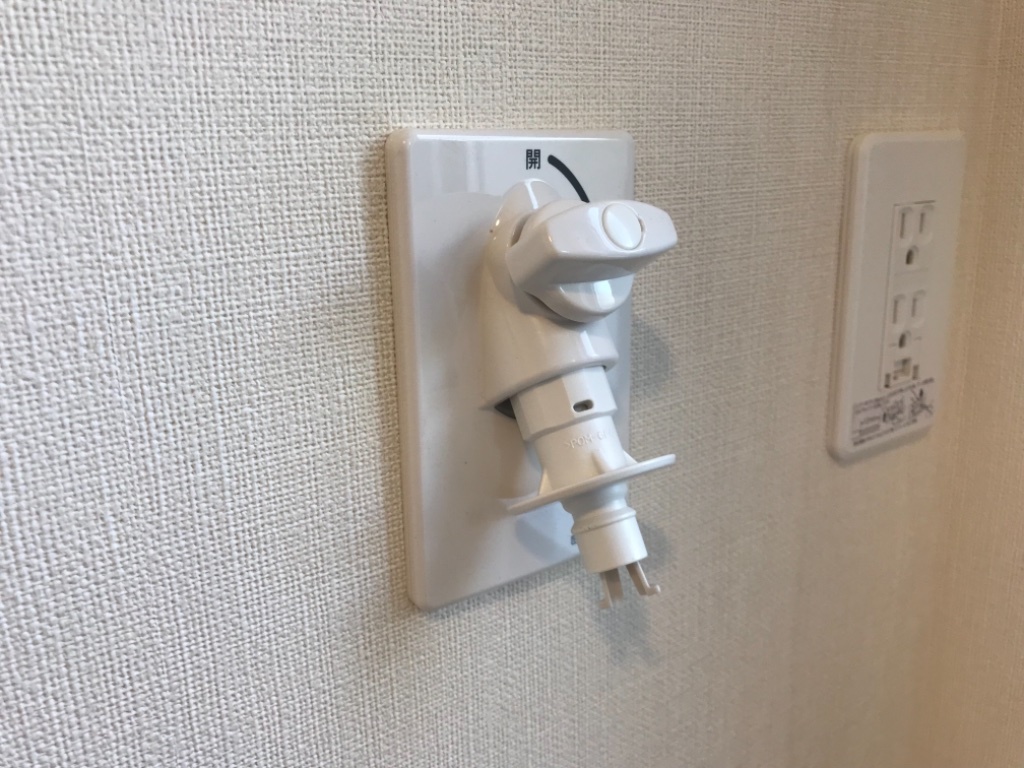 拡大写真：グランディール 1階102の洗濯機水栓