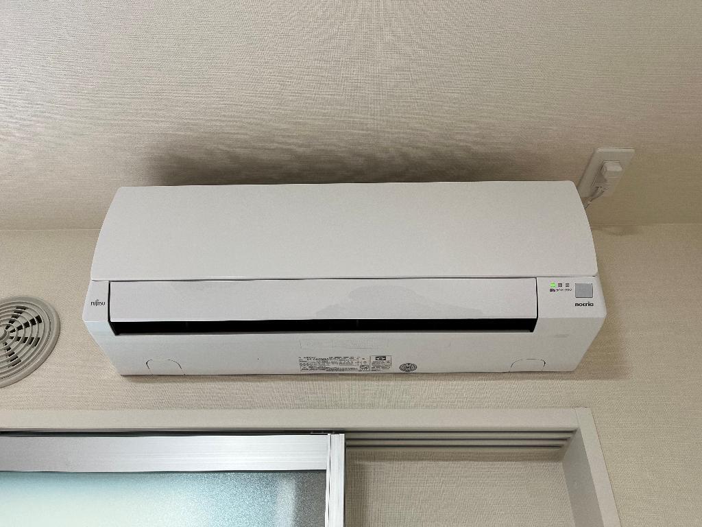 拡大写真:フェイジョアA 1階106のエアコン