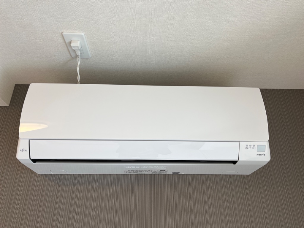 拡大写真：プレンティフル芳賀Ⅱ 1階103のエアコン