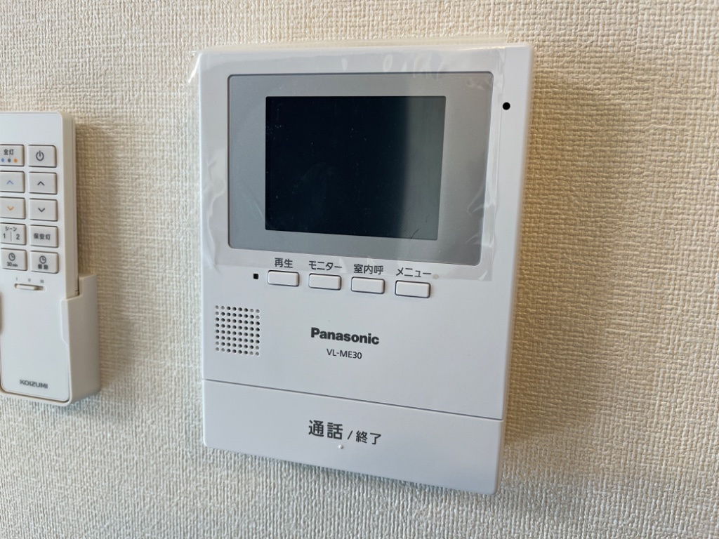 拡大写真：プリマベイス 2階202のカメラ付インターホン