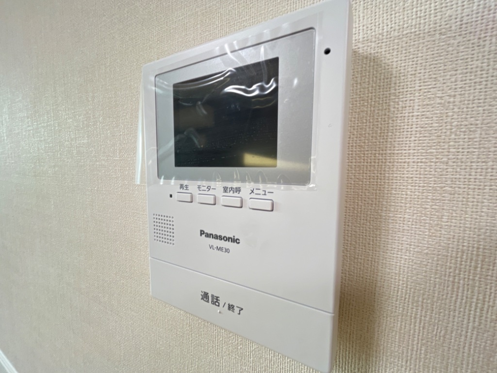 拡大写真:レジデンス廿日市 2階202のカメラ付インターホン