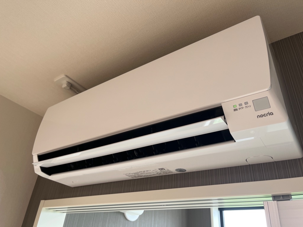 拡大写真:ヴァイオレット 2階203のエアコン