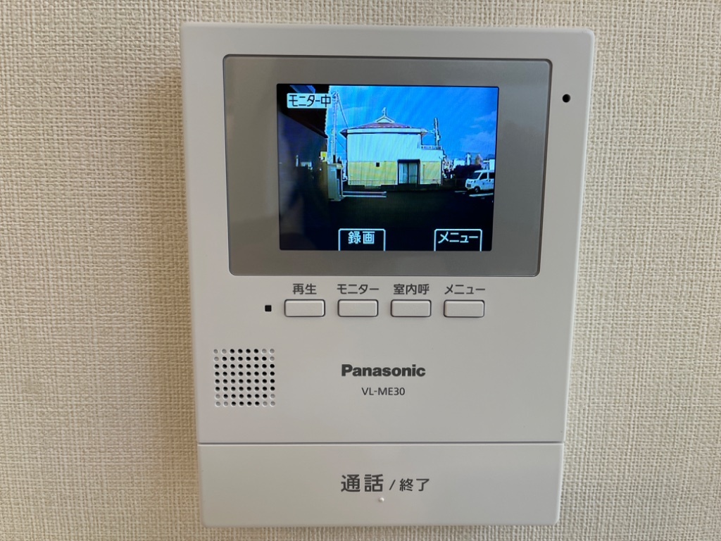 拡大写真:クレアシオン南 2階207のカメラ付インターホン