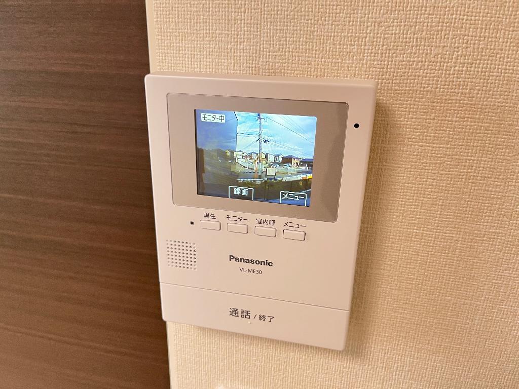 拡大写真:ターナリー熊谷 2階205のカメラ付インターホン