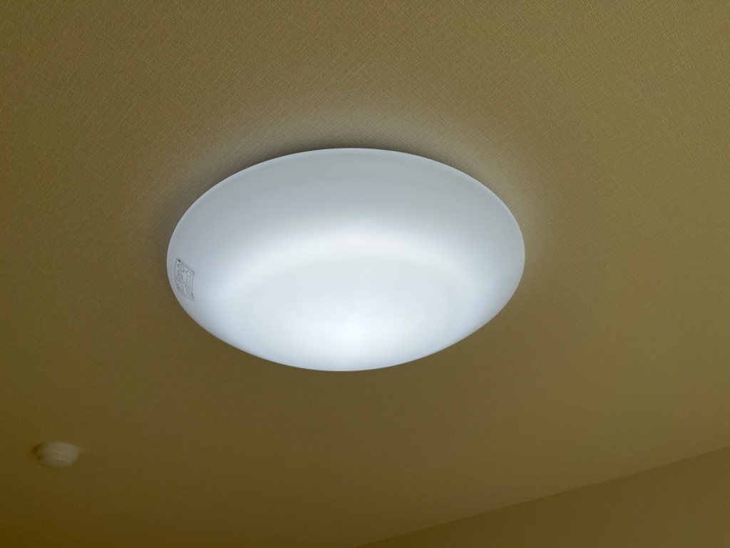 拡大写真:スウィートガーデン 1階102の照明器具付き