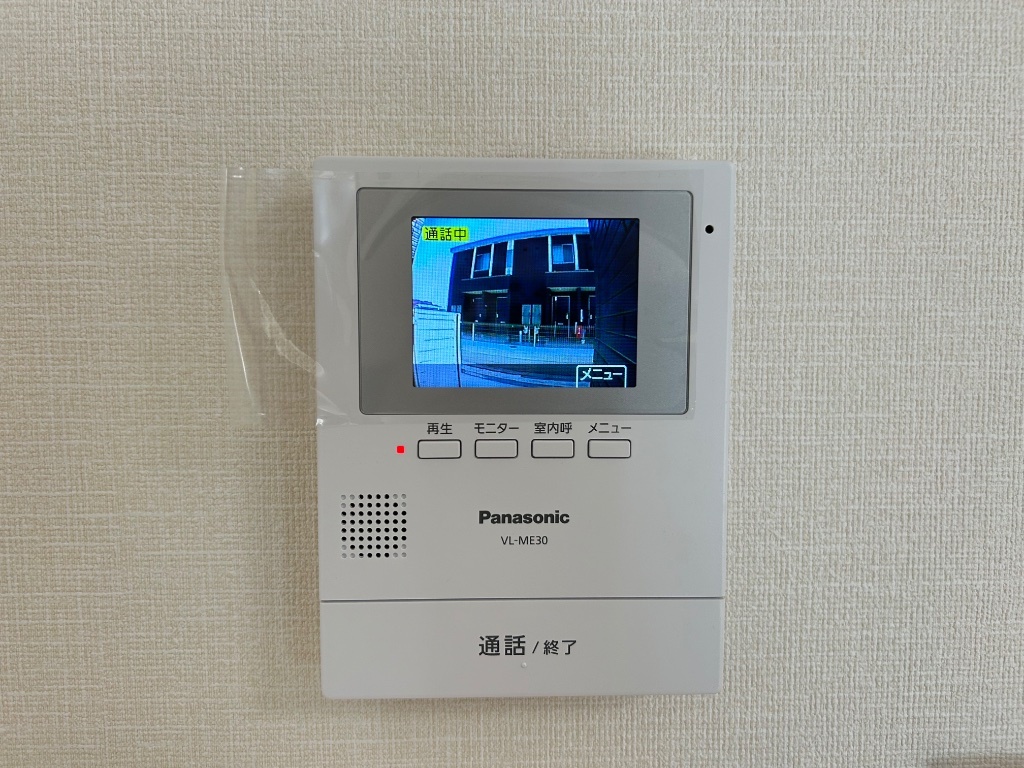 拡大写真：ルビアベルデ 1階105のカメラ付インターホン