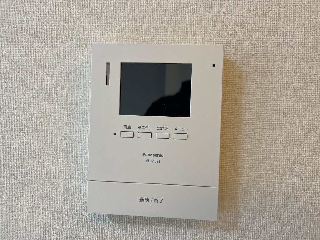 拡大写真：メルヴェーユ 2階203のモニター付きインターホン