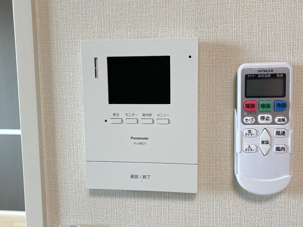 拡大写真:メゾン エメ 2階202のカメラ付インターホン