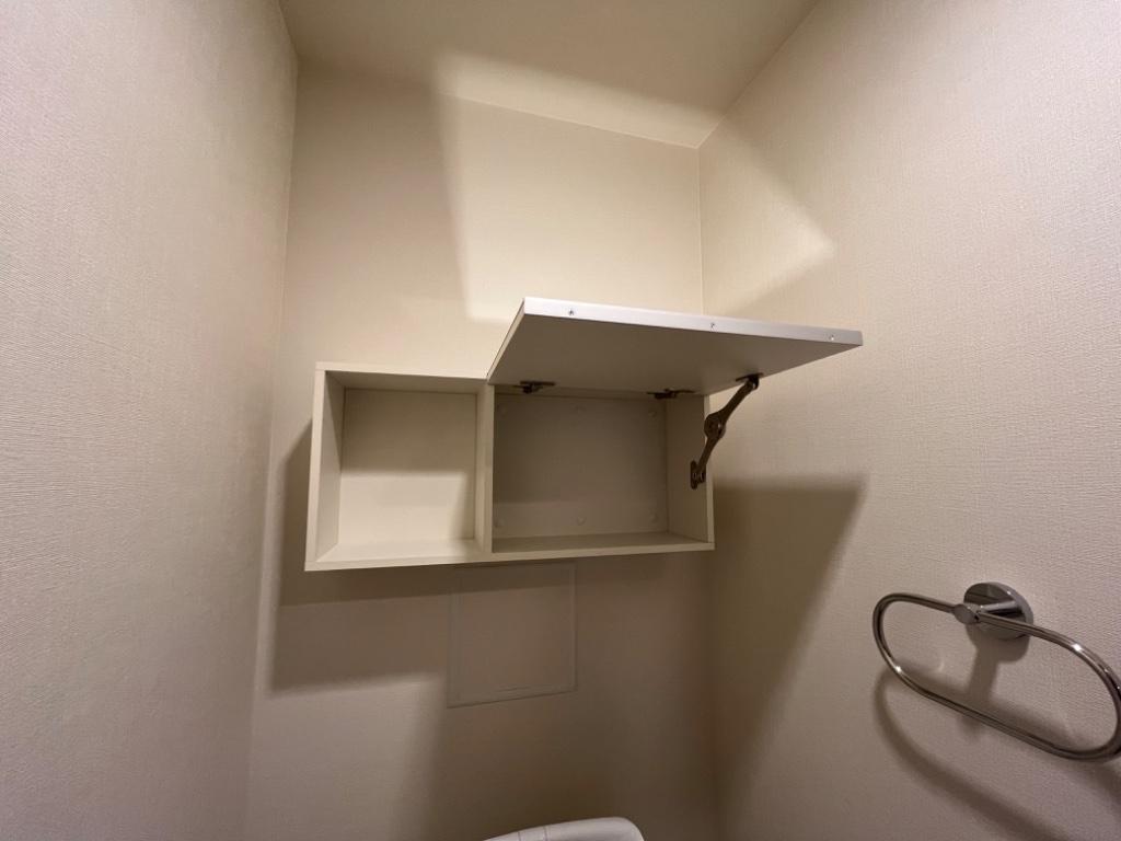 拡大写真:蕨市錦町マンション新築工事 4階401のトイレ収納(イメージ)