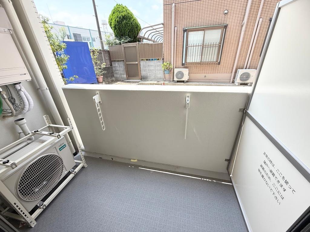 拡大写真:蕨市錦町マンション新築工事 4階401のベランダ(イメージ)