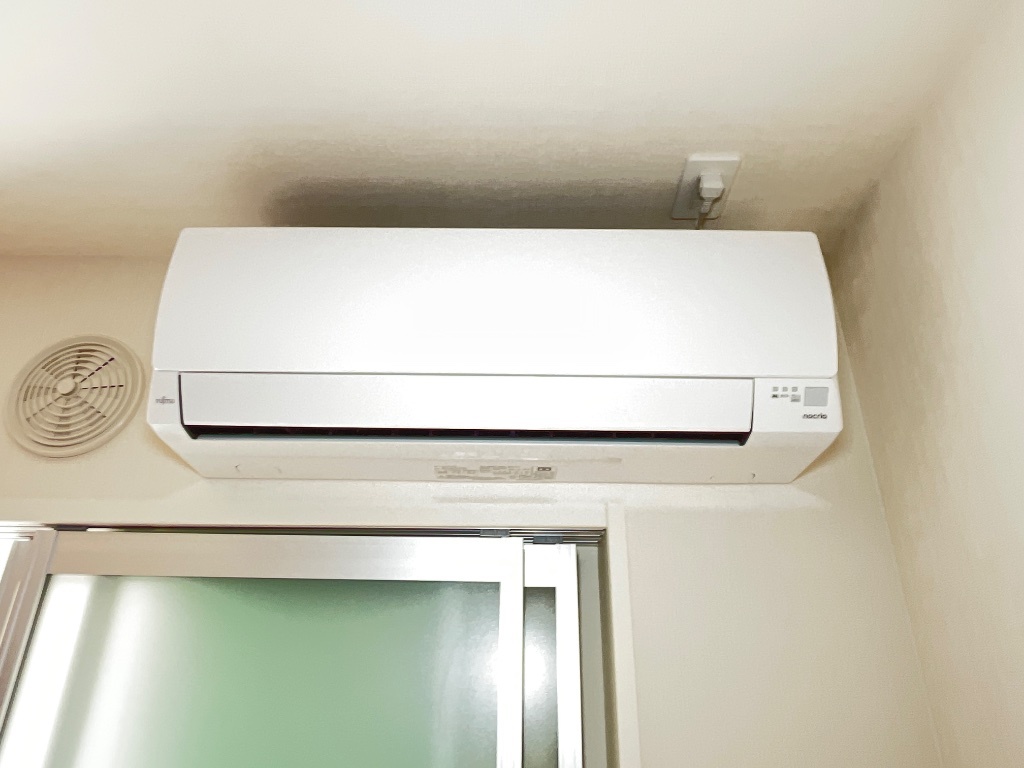 拡大写真:グランディール小田原 1階106のエアコン