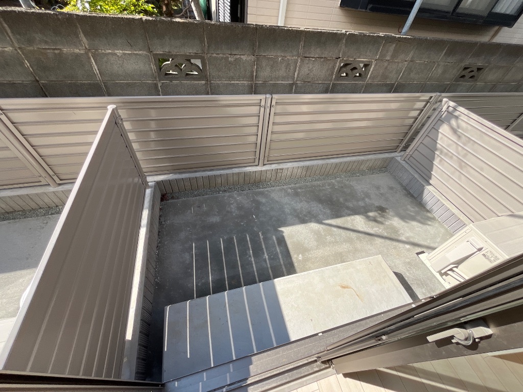 拡大写真:グランディール小田原 1階106の専用庭