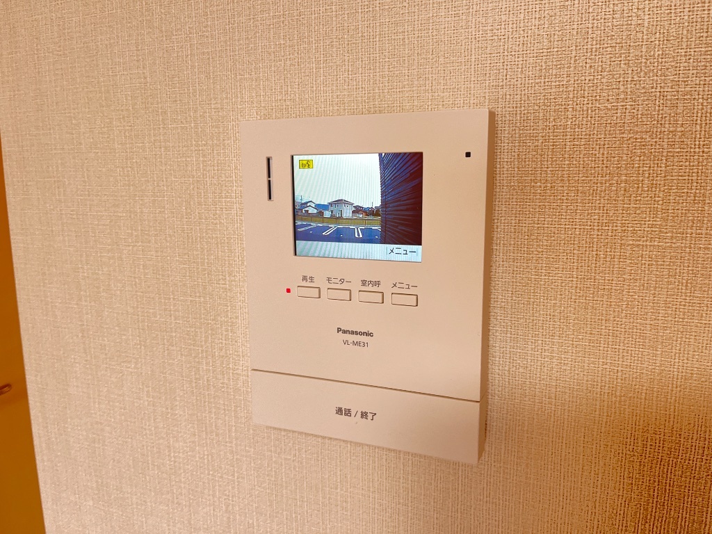 拡大写真:シャンブッシュ 1階105のカメラ付インターホン