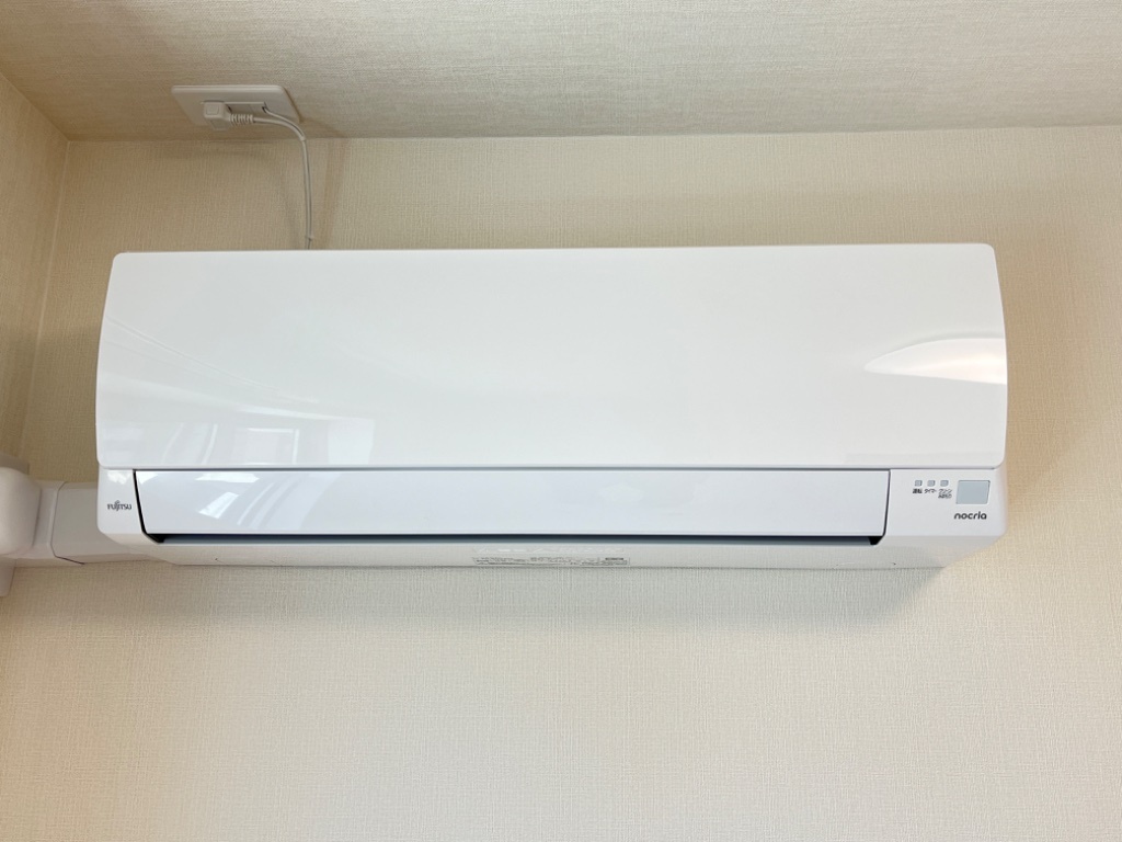 拡大写真:エスポワール六丁の目 2階202のエアコン