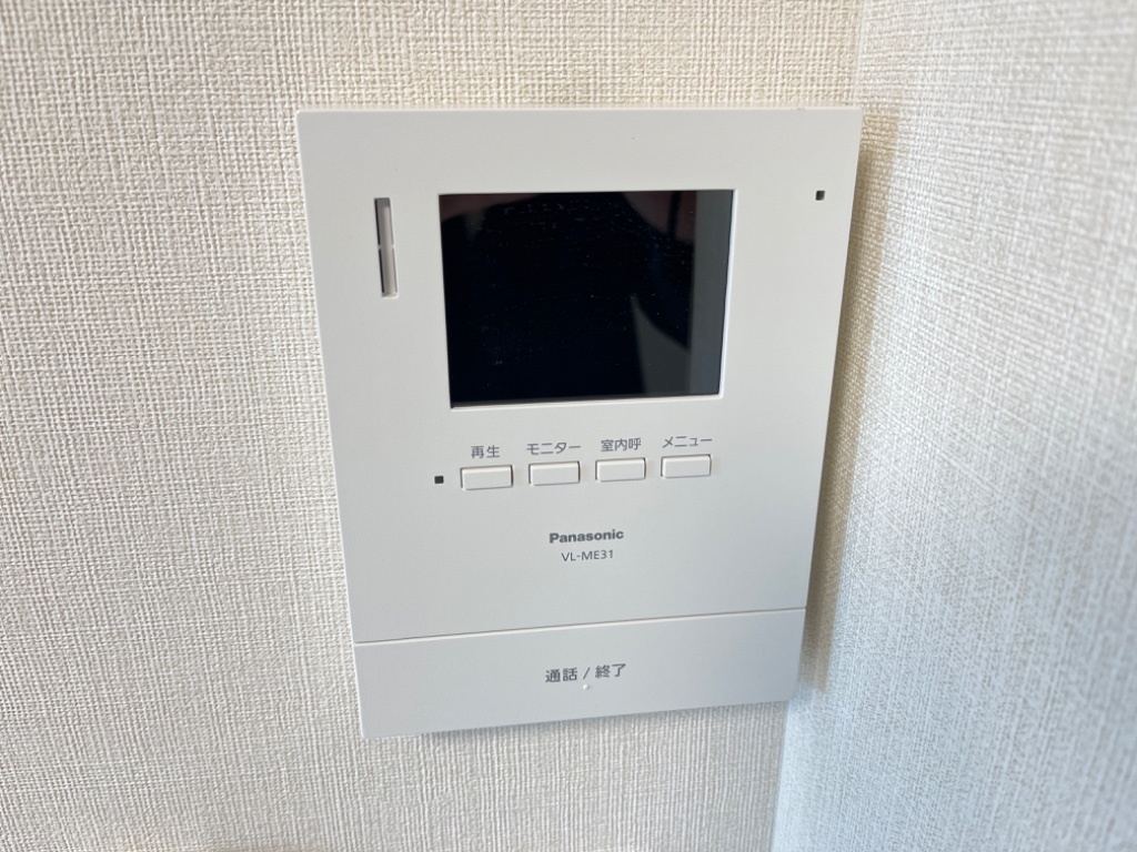 拡大写真:エスポワール六丁の目 2階202のカメラ付インターホン