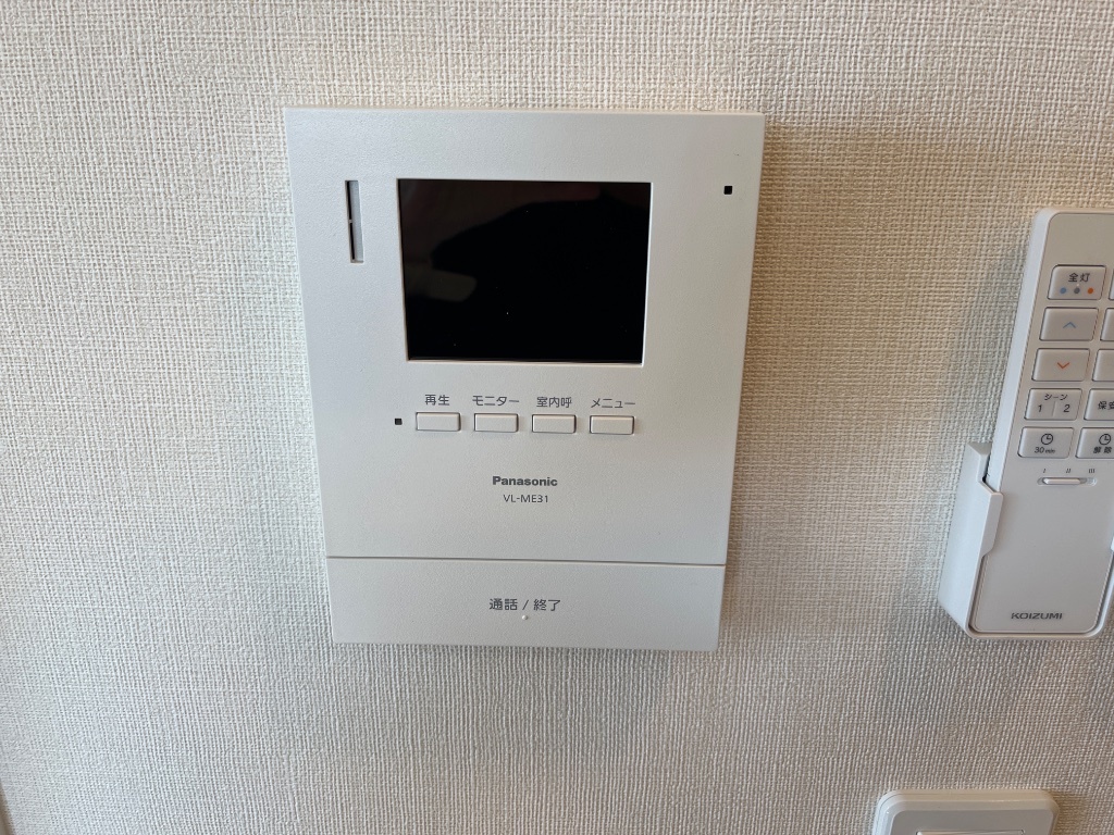 拡大写真:リバティーハイム 2階201のカメラ付インターホン