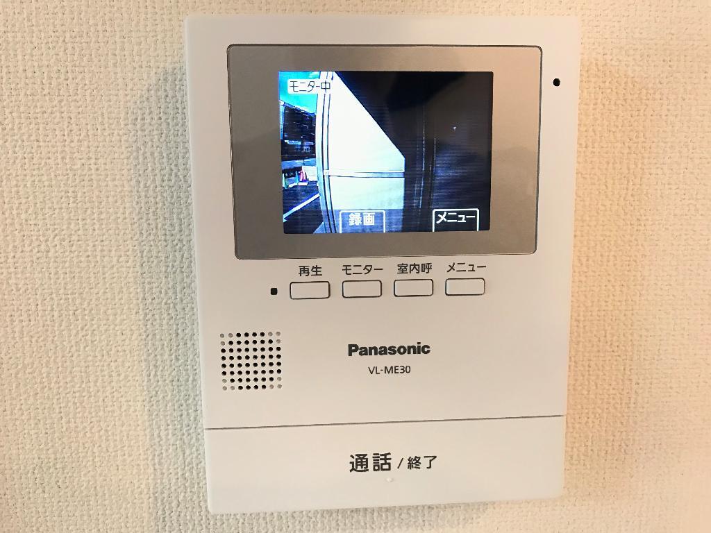 拡大写真:仮)元吉田町新築アパート 2階208のカメラ付インターホン(イメージ)